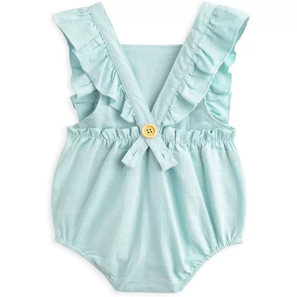 Simplee kids Baby Onesies Unisex Cotton Linen Handmade Romper Jumpsuit Solid Color Long Sleeve Jumpsuit