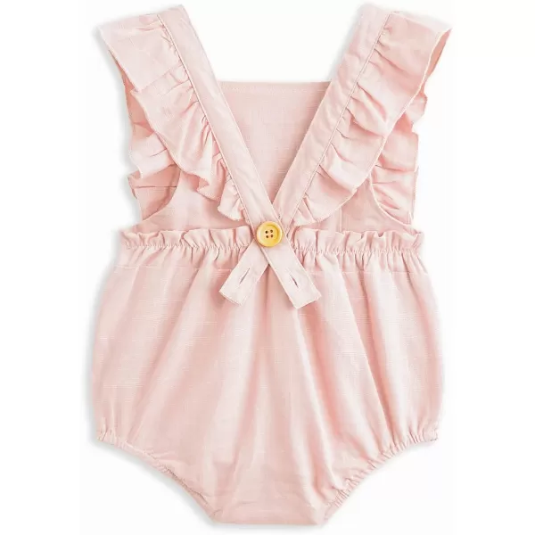 Simplee kids Baby Onesies Unisex Cotton Linen Handmade Romper Jumpsuit Solid Color Long Sleeve Jumpsuit
