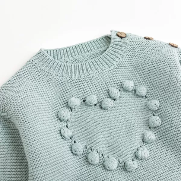 Simplee kids Baby Pullover Sweater Heart Knit Sweater Coat for Autumn Fall and Winter 3M-3T