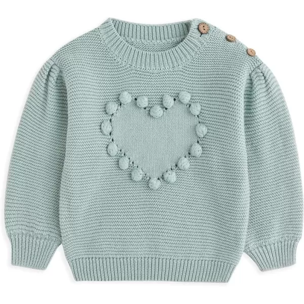 Simplee kids Baby Pullover Sweater Heart Knit Sweater Coat for Autumn Fall and Winter 3M-3T