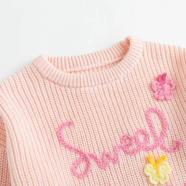 Simplee kids Baby Pullover Sweater Heart Knit Sweater Coat for Autumn Fall and Winter 3M-3T