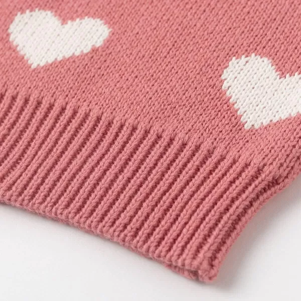 Simplee kids Baby Pullover Sweater Heart Knit Sweater Coat for Autumn Fall and Winter 3M-3T
