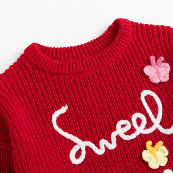 Simplee kids Baby Pullover Sweater Heart Knit Sweater Coat for Autumn Fall and Winter 3M-3T