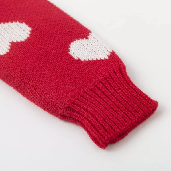 Simplee kids Baby Pullover Sweater Heart Knit Sweater Coat for Autumn Fall and Winter 3M-3T