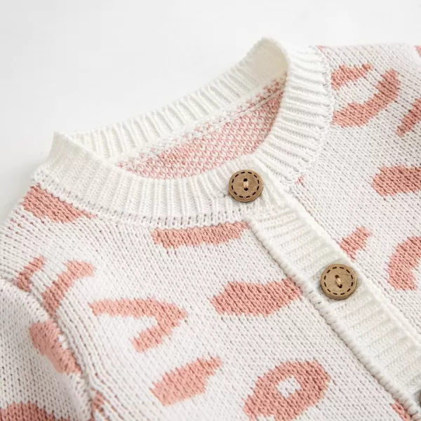 Simplee kids Baby Sweater Animal Leopard Printed Baby Cardigan for Autumn Fall…