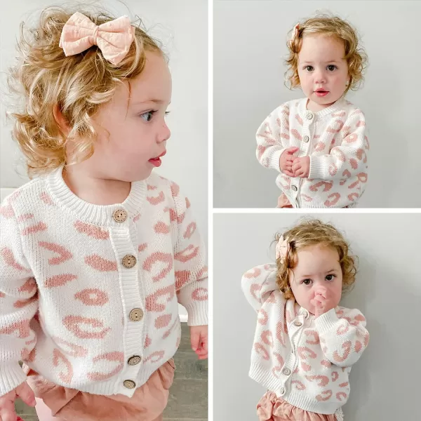 Simplee kids Baby Sweater Animal Leopard Printed Baby Cardigan for Autumn Fall…