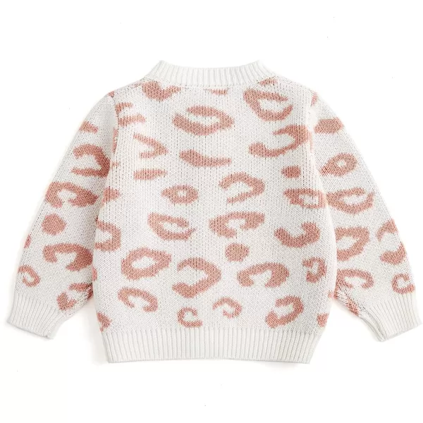Simplee kids Baby Sweater Animal Leopard Printed Baby Cardigan for Autumn Fall…
