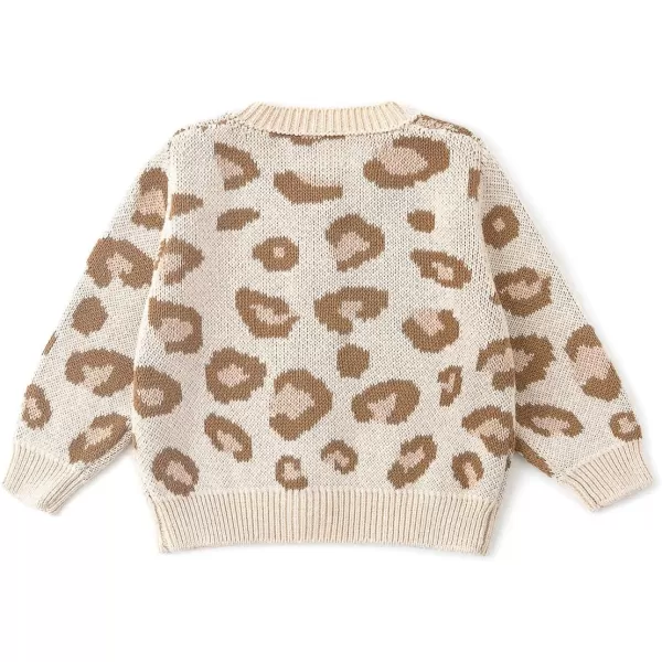 Simplee kids Baby Sweater Animal Leopard Printed Baby Cardigan for Autumn Fall…