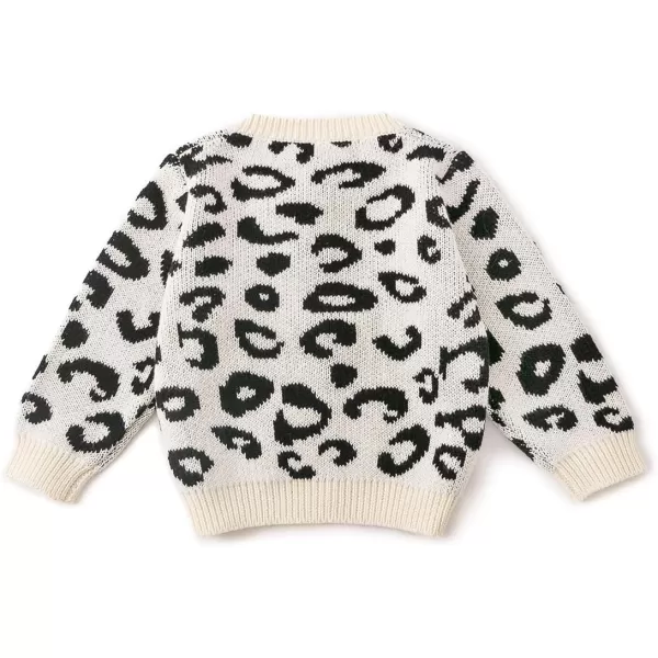 Simplee kids Baby Sweater Animal Leopard Printed Baby Cardigan for Autumn Fall…
