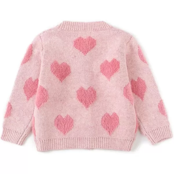 Simplee kids Baby Sweater Cardigan Jacquard Cable-Knit Spring Coat Long Sleeve Cardigan for Baby Girl
