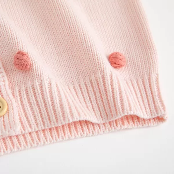 Simplee kids Baby Sweater Cardigan Jacquard Cable-Knit Spring Coat Long Sleeve Cardigan for Baby Girl
