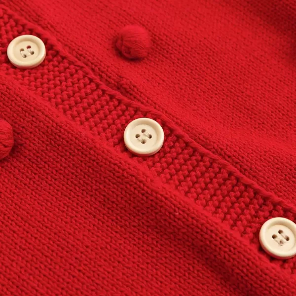 Simplee kids Baby Sweater Cardigan Jacquard Cable-Knit Spring Coat Long Sleeve Cardigan for Baby Girl