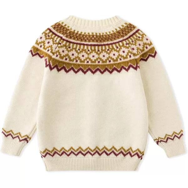 Simplee kids Baby Sweater Cardigan Jacquard Cable-Knit Spring Coat Long Sleeve Cardigan for Baby Girl