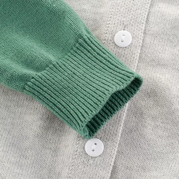 Simplee kids Boy Button Close Sweater Knitting Pattern Cardigan Solid Color Casual Fall Coat for 4T Boy
