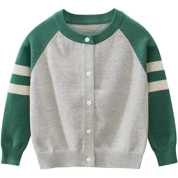 Simplee kids Boy Button Close Sweater Knitting Pattern Cardigan Solid Color Casual Fall Coat for 4T Boy
