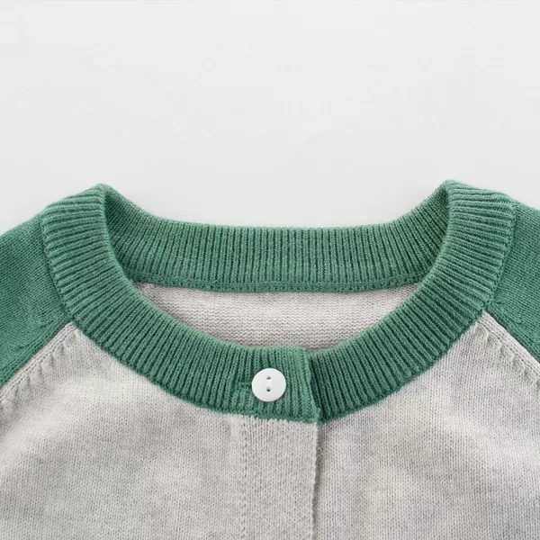 Simplee kids Boy Button Close Sweater Knitting Pattern Cardigan Solid Color Casual Fall Coat for 4T Boy