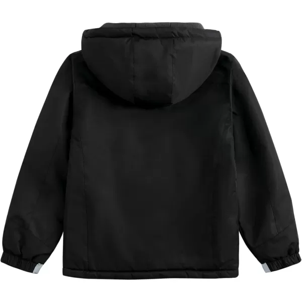 Simplee kids Boys Winter Coat Waterproof Ski Jacket Fleece Hooded Snow Warm Padded Raincoats