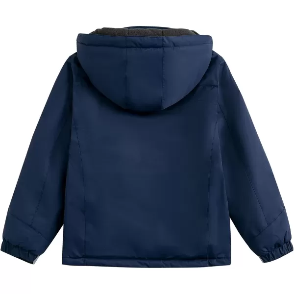 Simplee kids Boys Winter Coat Waterproof Ski Jacket Fleece Hooded Snow Warm Padded Raincoats