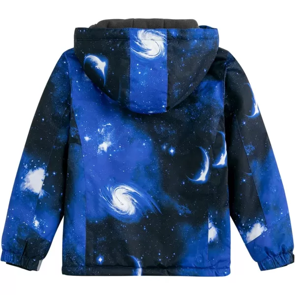 Simplee kids Boys Winter Coat Waterproof Ski Jacket Fleece Hooded Snow Warm Padded Raincoats