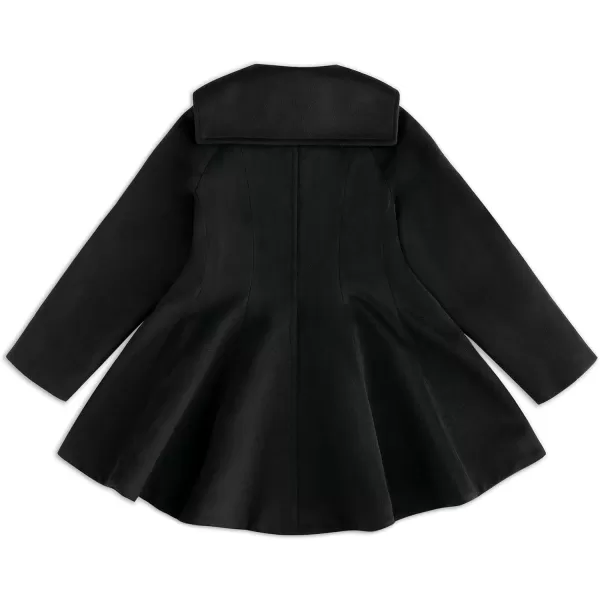 Simplee kids Girls Dress Coat Lapel Button Winter Jackets Coats Long Sleeve Outerwear with Pockets 4-14Years