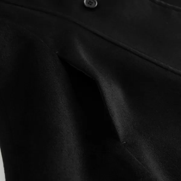 Simplee kids Girls Dress Coat Lapel Button Winter Jackets Coats Long Sleeve Outerwear with Pockets 4-14Years