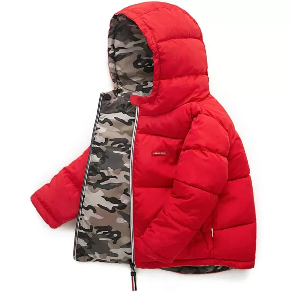 Simplee kids Little Boys Girls Winter Light Puffer Jacket Kids Teen Hooded Warm Down Coat Outwear for 2-8 Years