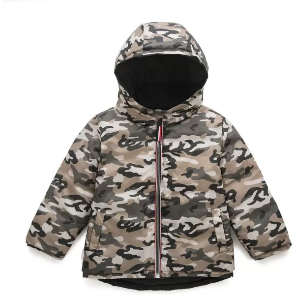 Simplee kids Little Boys Girls Winter Light Puffer Jacket Kids Teen Hooded Warm Down Coat Outwear for 2-8 Years