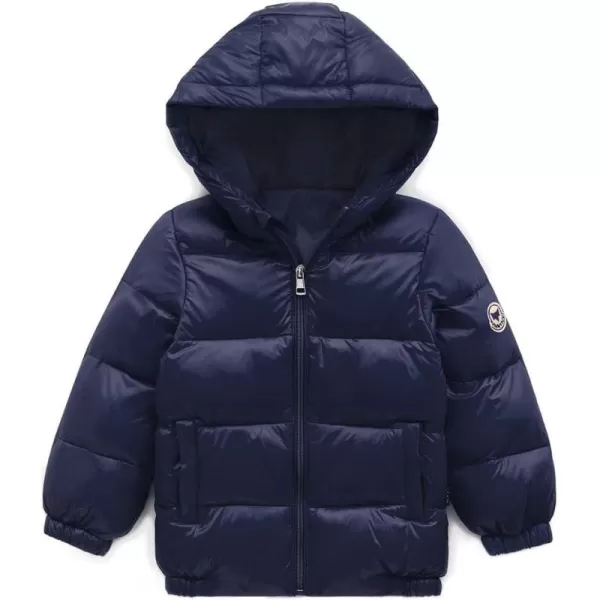 Simplee kids Little Boys Girls Winter Light Puffer Jacket Kids Teen Hooded Warm Down Coat Outwear for 2-8 Years