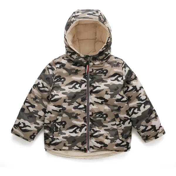 Simplee kids Little Boys Girls Winter Light Puffer Jacket Kids Teen Hooded Warm Down Coat Outwear for 2-8 Years