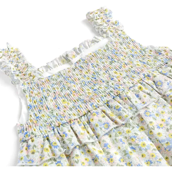 Simplee kids Spaghetti Strap Dress for Toddler Girl Summer Dress for Kids Floral Sleeveless Dress 2-9 Years
