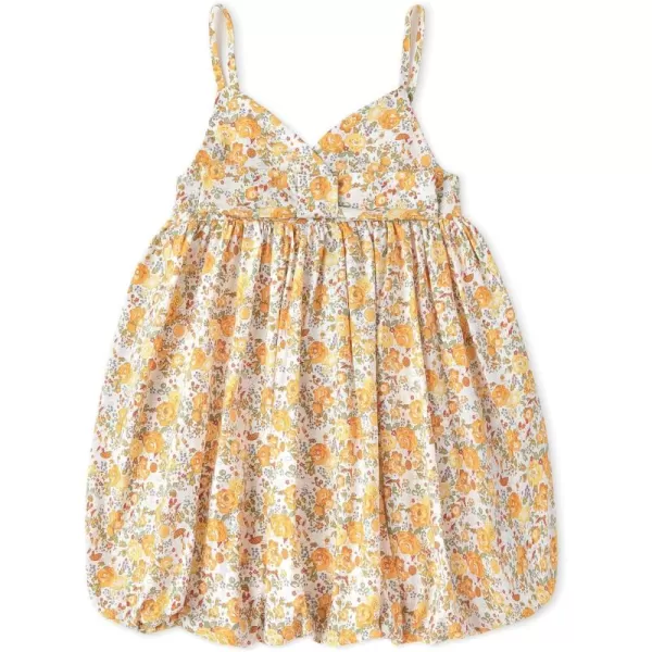 Simplee kids Spaghetti Strap Dress for Toddler Girl Summer Dress for Kids Floral Sleeveless Dress 2-9 Years