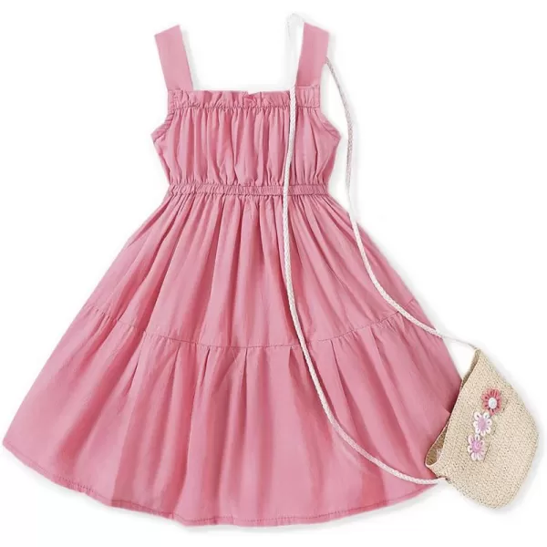 Simplee kids Spaghetti Strap Dress for Toddler Girl Summer Dress for Kids Floral Sleeveless Dress 2-9 Years