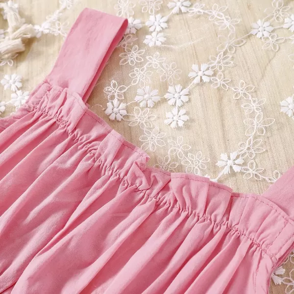 Simplee kids Spaghetti Strap Dress for Toddler Girl Summer Dress for Kids Floral Sleeveless Dress 2-9 Years