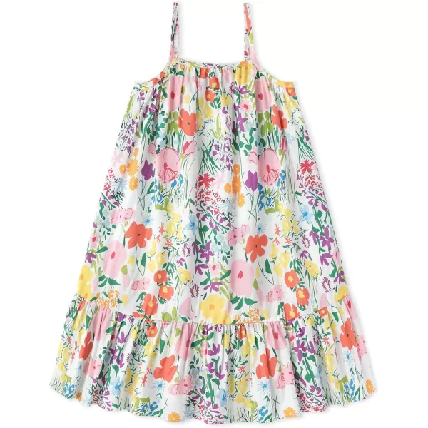 Simplee kids Spaghetti Strap Dress for Toddler Girl Summer Dress for Kids Floral Sleeveless Dress 2-9 Years