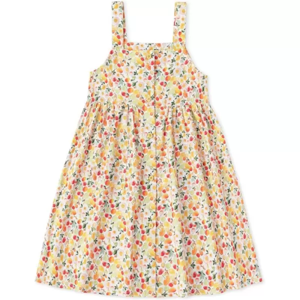 Simplee kids Spaghetti Strap Dress for Toddler Girl Summer Dress for Kids Floral Sleeveless Dress 2-9 Years
