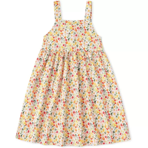 Simplee kids Spaghetti Strap Dress for Toddler Girl Summer Dress for Kids Floral Sleeveless Dress 2-9 Years
