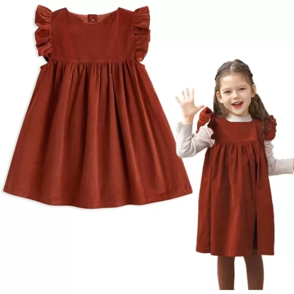 Simplee kids Toddler Girl Casual Dress for Spring Girls Skrit with Pocket