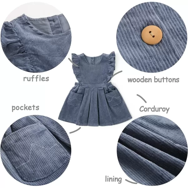 Simplee kids Toddler Girl Casual Dress for Spring Girls Skrit with Pocket