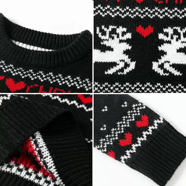 Simplee kids Ugly Christmas Sweater Family Matching Outfits for Holiday Party Knitted Pullover