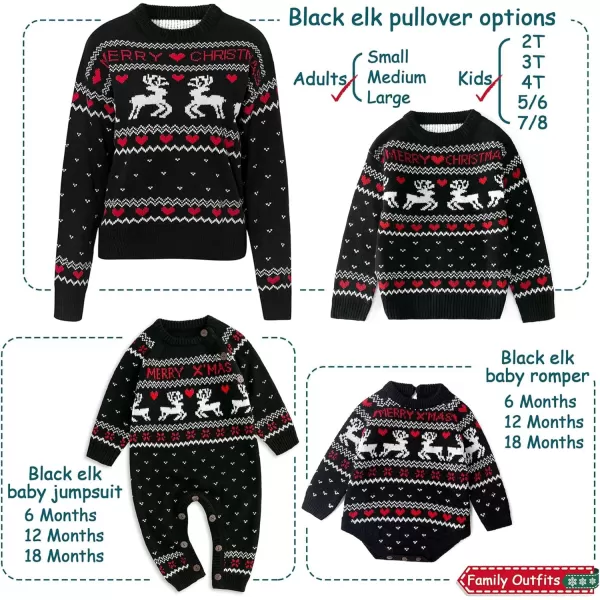 Simplee kids Ugly Christmas Sweater Family Matching Outfits for Holiday Party Knitted Pullover