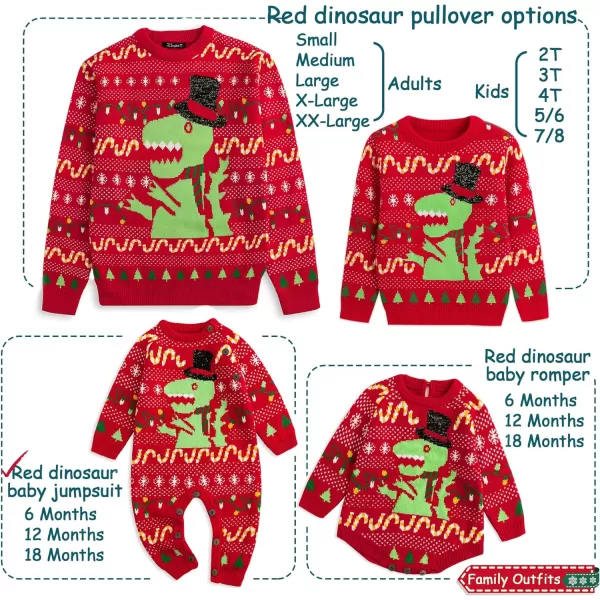 Simplee kids Ugly Christmas Sweater Family Matching Outfits for Holiday Party Knitted Pullover