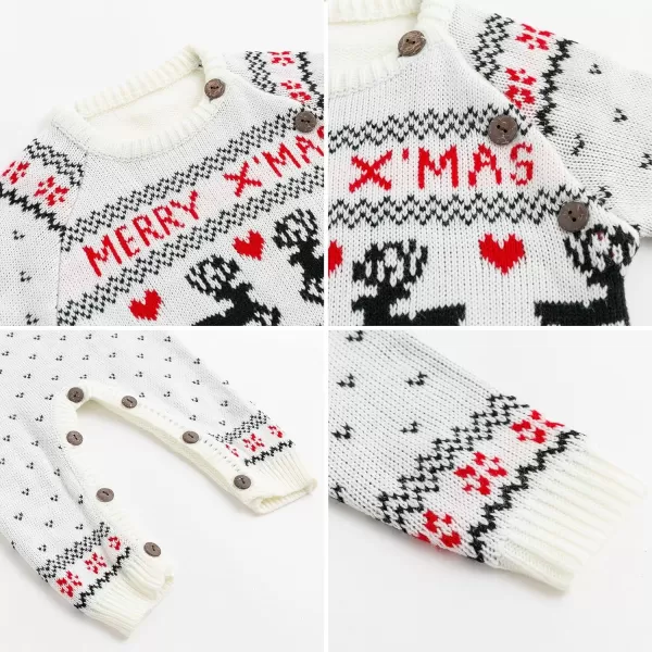 Simplee kids Ugly Christmas Sweater Family Matching Outfits for Holiday Party Knitted Pullover