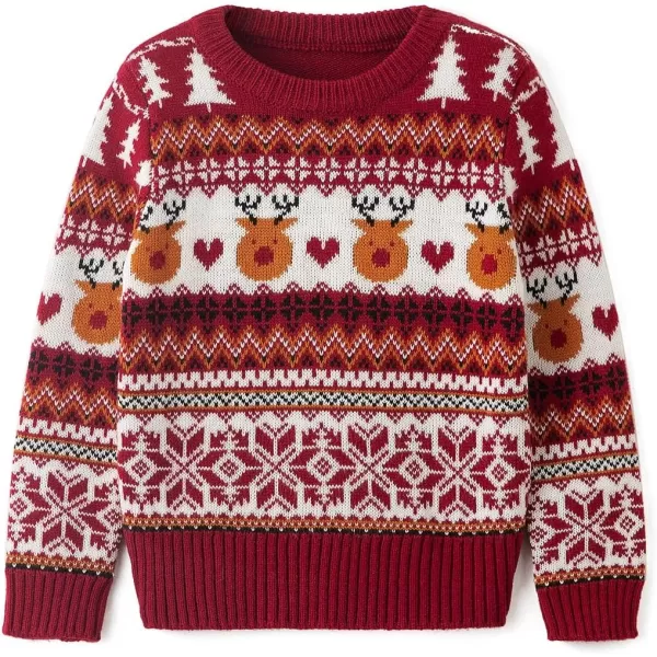 Simplee kids Ugly Christmas Sweater Family Matching Outfits for Holiday Party Knitted Pullover