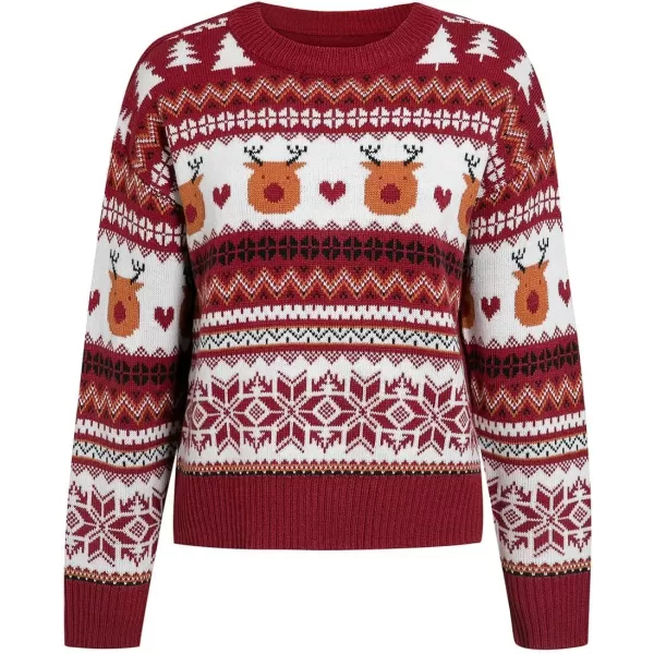 Simplee kids Ugly Christmas Sweater Family Matching Outfits for Holiday Party Knitted Pullover