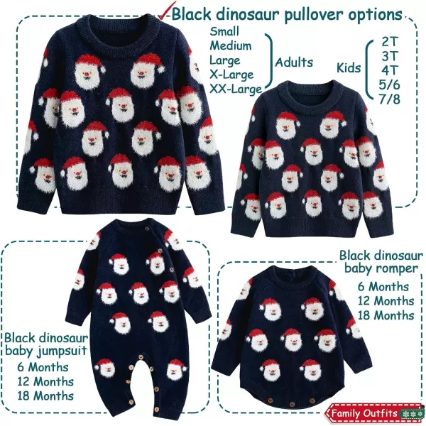Simplee kids Ugly Christmas Sweater Family Matching Outfits for Holiday Party Knitted Pullover