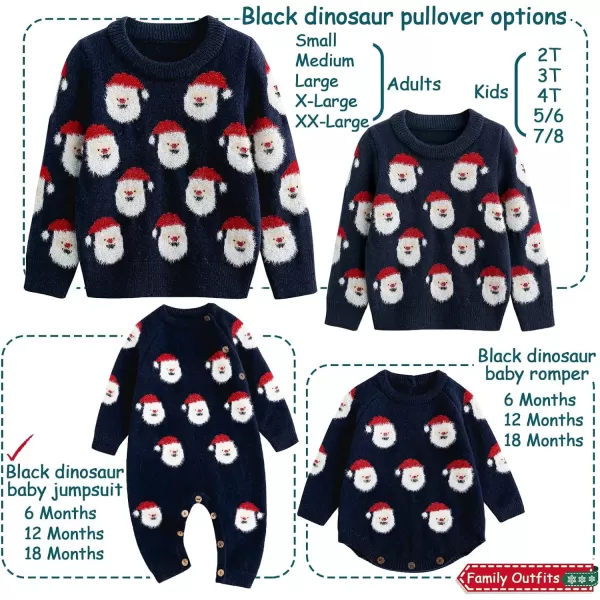 Simplee kids Ugly Christmas Sweater Family Matching Outfits for Holiday Party Knitted Pullover
