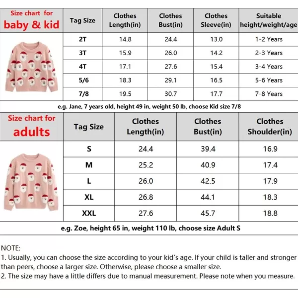 Simplee kids Ugly Christmas Sweater Family Matching Outfits for Holiday Party Knitted Pullover