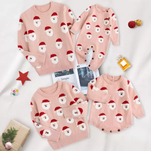 Simplee kids Ugly Christmas Sweater Family Matching Outfits for Holiday Party Knitted Pullover