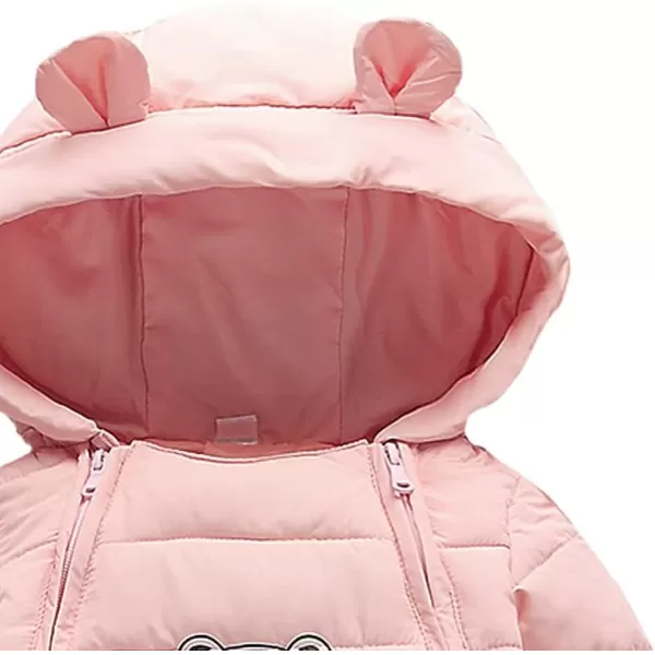 Simplee kids Unisex Onesie Baby Romper Toddler Warm Outwear Winter Coat Double Zipper Baby Hooded Snowsuit