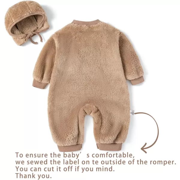 Simplee kids Unisex Onesie Baby Romper Toddler Warm Outwear Winter Coat Double Zipper Baby Hooded Snowsuit